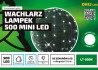 Wachlarz lampek mini LED, 20 wiązek po 25 diod, różne kolory