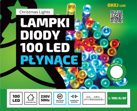Lampki choinkowe 8 funkcji wewnętrzne OKEJ LUX Lampki choinkowe 8 funkcji wewnętrzne OKEJ LUX